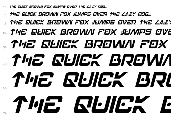 Hellpoint font waterfall